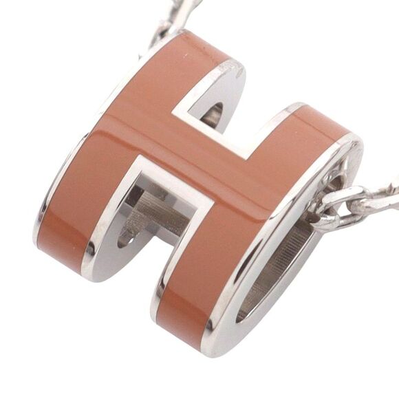 Hermes Mini Pop H Necklace Stainless Steel - Picture 1 of 5